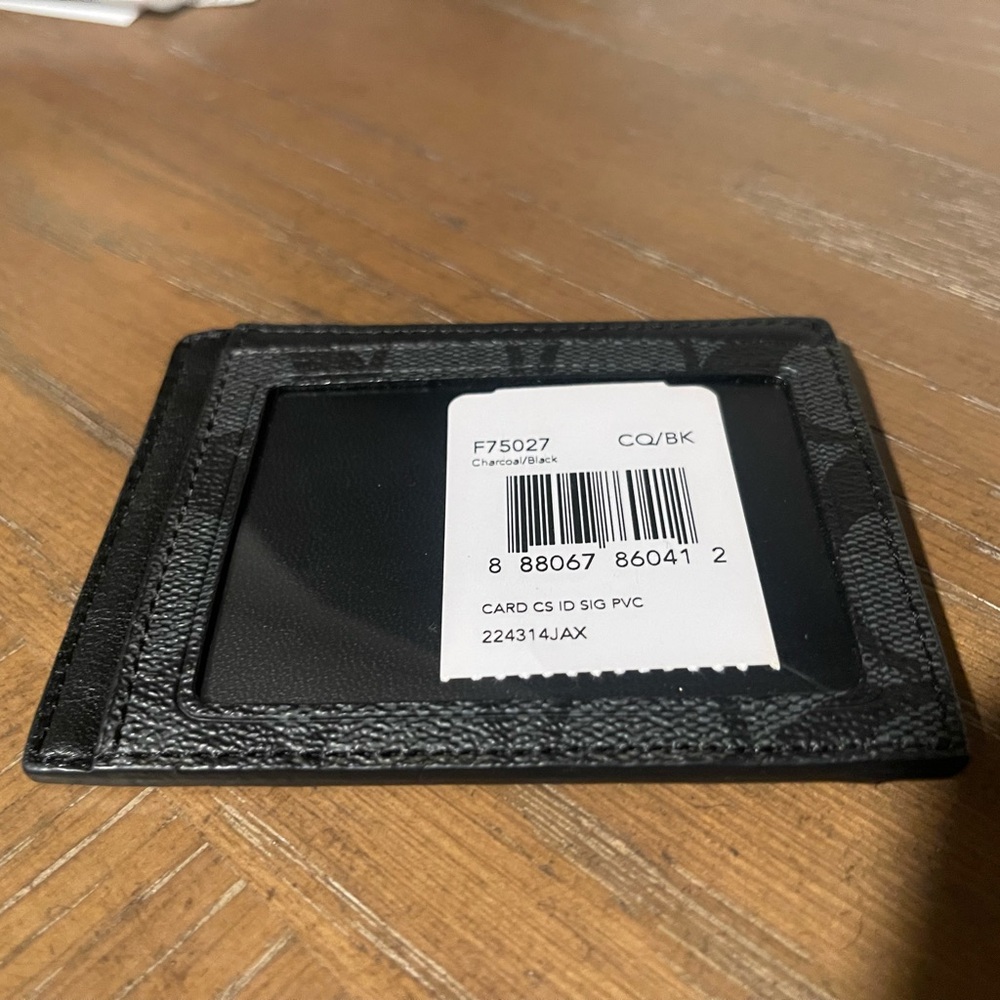 Coach Black Card Holder